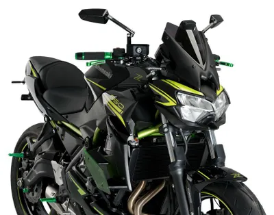 Obrázek produktu pro PUIG 20328V Naked Side Spoiler pasuje na KAWASAKI Z650 Green