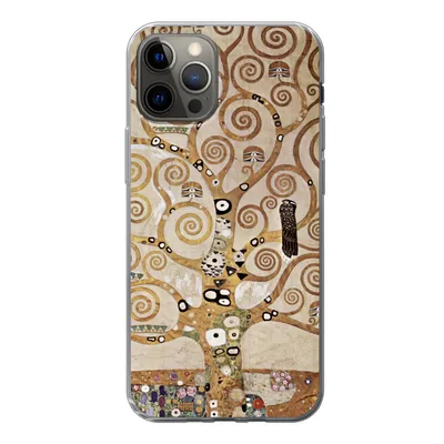 Produktbild von MuchoWow® Handyhülle Schutzhülle Hülle für iPhone 12 Pro Der Baum des Lebens - Gustav Klimt Silikon Softcase Handy Hülle - Abdeckung