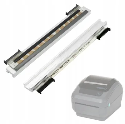 Image de Rosfix Tête d'impression 203 Dpi – Pièce de Rechange pour Imprimantes d'étiquettes Zebra GK420D, GX420D, ZP450, ZP500, ZP505, ZP550