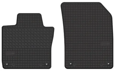 Image de Tapis avant en caoutchouc pour Volvo XC60 II 2017- (SUV) – 2 pièces, noirs, sur mesure