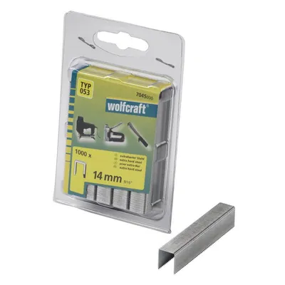 Produktbild von wolfcraft 1000 Klammern D-Spitze Typ53 14mm