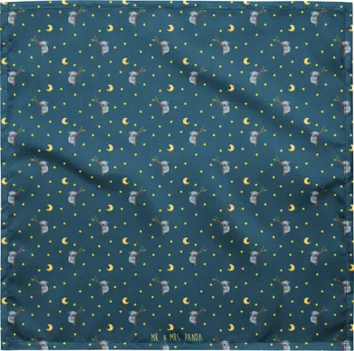 Produktbild von Mr. & Mrs. Panda Bandana Koalabär S - Blau - Geschenk, schlafen, Lustige Sprüche, Träumen, Traumland, Schweißband, Kopftuch, Halstuch, Koala, Stirnband, Bär, Haarband