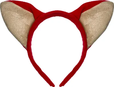 Produktbild von Oblique Unique Haarreif Fuchs Ohren Füchschen Haarreifen für Fasching Karneval Kostüm Accessoire - rot beige