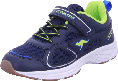 Produktbild von KangaROOS Kinder K-Ni Roug EV Sneaker 10414 000 4054 Blau/Lime, Schuhgröße:32 EU