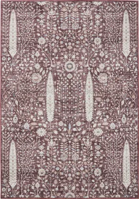 Produktbild von Interiyou Waschbarer Teppich Gent Bordeaux 300x400 cm