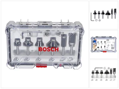 Zdjęcie produktu dla Bosch 2 607 017 470, Zestaw bitów, 6,35 mm, 6 szt., 9,53, 12,7, 12,7, 15,88, 25,4, 25,4 mm, 19,05, 25,4, 25,4, 34,93, 12,7, 15,88 mm, 3,18, 6,35, -, -, -, - mm