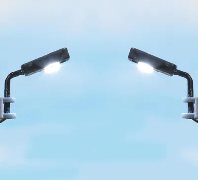 Image de Busch H0 4152 2 lampes industrielles - NOUVEAU
