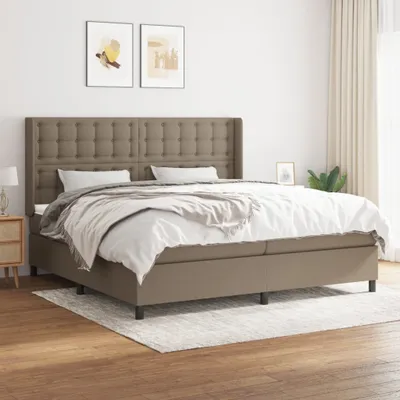 Produktbild von Maison Exclusive - Boxspringbett mit Matratze Taupe 200x200 cm Stoff