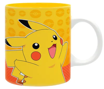 Pokémon Cartoon Tasse 320 ml, Keramik, Gelb