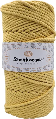Obrázek produktu pro Makramé příze 5 mm 100 m třívrstvá, mnoho barev, bavlněná příze, bavlněná šňůra 5 mm třívrstvá, makramé šňůra, makramé šňůra, bavlněná šňůra, háčkovaná