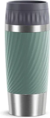 Immagine prodotto di Famanu Thermobecher Easy Twist, 360 ml, colore petrolio - mantiene le bevande fredde per 8 ore e calde per 4 ore
