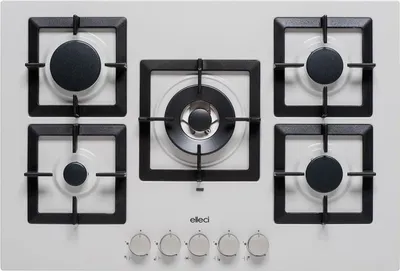 Image de Elleci Plano 75 M79 Aluminium Encastrable 75 cm Gaz 5 Brûleurs