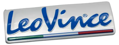 Immagine prodotto di Adesivo LeoVince resistente al calore, dimensioni 85 x 32,5 mm, 95 x 73 mm, per marmitte LeoVince