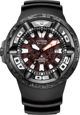 Produktbild von Citizen BJ8059-03Z Promaster Eco-Drive Solar-Taucheruhr Godzilla Rot LE