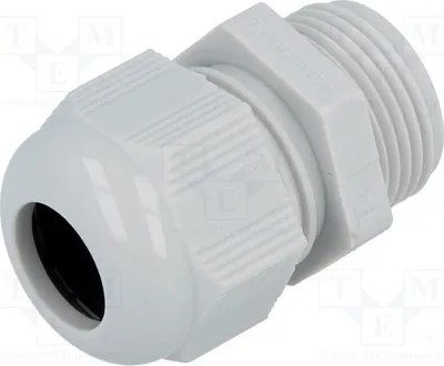 Imagen del producto de 1 x Conector para cable, grado de protección IP68, color gris, tipo HT, rosca PG 13,5, color RAL7035, material: [material]