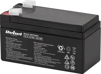 Produktbild von Rebel Power Gel-Batterie 12V 1,3Ah, wartungsfrei