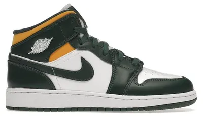 Image de Jordan 1 Mid Sonics (2021) (taille grande) - Pointure européenne 37,5