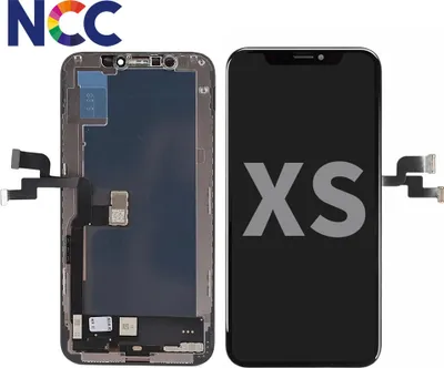Produktbild von NCC Soft OLED Display Touchscreen Bildschirm Rahmen Schwarz für iPhone XS
