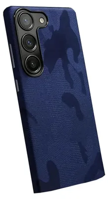 Productafbeelding van Beschermhoes achterkant voor Samsung Galaxy S26 5G, Carmouflage structuur, blauw