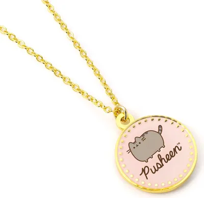 Image de Pusheen Collier & Pendentif Nom rose