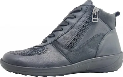 Image de Aco Nani 29 : Bottines à lacets noires pour femmes, chaussures de loisirs