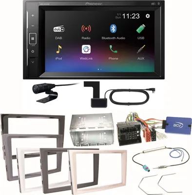 Produktbild von Pioneer DMH-A240DAB Digitalradio Einbauset für Opel Astra H Corsa D Zafira B Antara