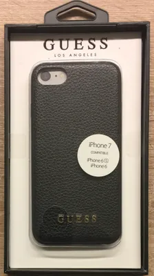 Immagine prodotto di Custodia protettiva Guess Hard Case Irisdescent per iPhone 6 6s 7  4,7" Cover posteriore nera