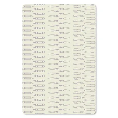Produktbild von MuchoWow® Mauspad Mousepad Bleistift - Schablonen - Pinsel 40x60 cm - Mousepads - Maus Mat - Pad - Mausunterlage - Schreibtisch Accesoire