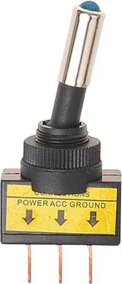Immagine prodotto di Interruttore a levetta LED blu 12V-max. 20A