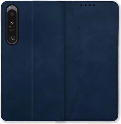 Produktbild von Bookstyle 'Premium' Schutzhülle Klapphülle Schutztasche Etui Cover für Sony Xperia 1 VI - Blau