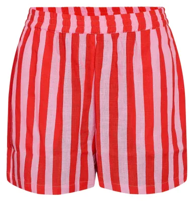 Productafbeelding van NOISY MAY - Gestreepte shorts. Elastische tailleband. Lengte: tot net boven de dij. Maat: S