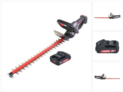 Obrázok produktu pre Metabo HS 18 LTX 55 akumulátorové nožnice na živý plot 18 V 53 cm + 1x batéria 2,0 Ah - bez nabíjačky