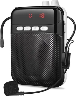 Immagine prodotto di Altoparlante portatile a batteria con microfono e auricolari