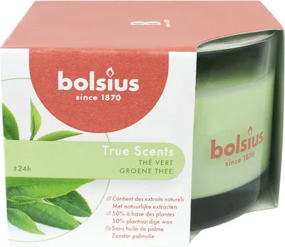 Obrázek produktu pro Bolsius vonná sklenička střední Green Tea
