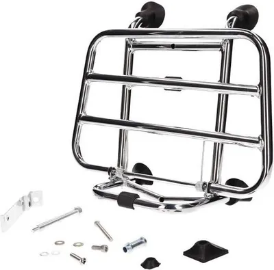 Produktbild von Gepäckträger Vorne klappbar Chrom kompatibel für Piaggio Primavera Sprint 50-125