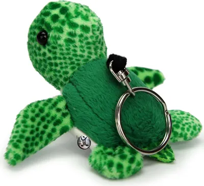 Produktbild von Schildkröte Schlüsselanhänger Kuscheltier Plüsch Anhänger grün ROMY