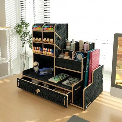 Produktbild von Famanu Büro Organizer - Aufbewahrungsbox für Schreibtisch