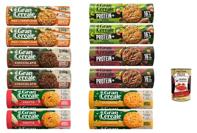 Produktbild von Mulino Bianco Italian Gourmet GranCereale Testpaket biscotti Kekse Mix 6 Sorten 12 x 230g