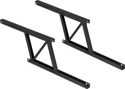 Produktbild von Emuca Satz Couchtisch Hebemechanismus-Set, ermöglicht das Anheben des Tisches um 135 mm, Stahl, Schwarz lackiert