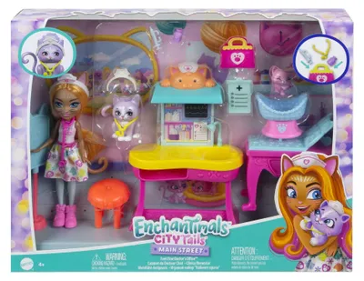 Obrázek produktu pro Enchantimals City Tails HLH22, 4 rok/roky, Vícebarevný, Textil, Plast