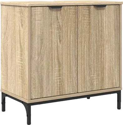 Obrázek produktu pro vidaXL Umyvadlová skříňka s dvířky dub Sonoma 60,5 x 33,5 x 61 cm