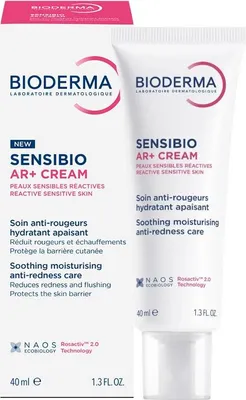 Image de BIODERMA Sensibio AR+ Crème anti-rougeurs pour peaux sensibles et réactives, 40 ml Crème