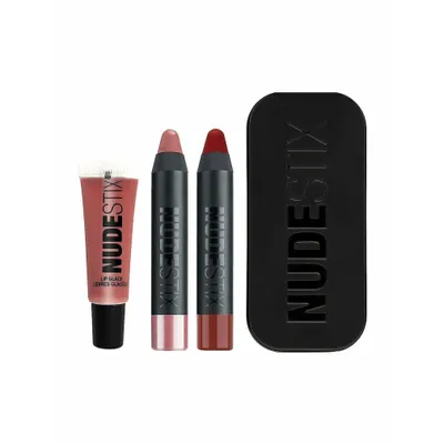 Produktbild von Set : Red Hot Lips Mini Kit Royal Cream Lipstick 04 Hautfarbe 2ml + Red Hot Lips Mini Kit Royal Cream Lipstick Posh 2.5ml