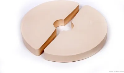 Produktbild von XXL Beschwerungsstein Gewichte Durchmesser Ø 25,2 cm aus Steinzeug Keramik für Gärtopf