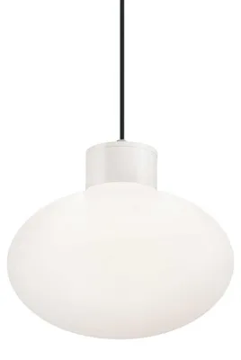 Image de Clio Suspension Moderne Aluminium Blanc 1 Lumière E27