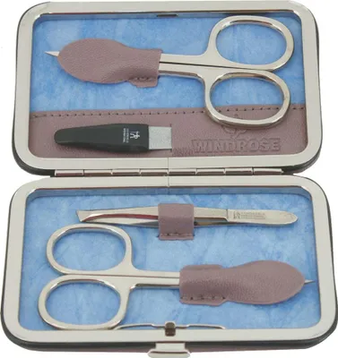 Produktbild von WINDROSE Maniküre-Set Merino Moda Manicure Set Grey grau