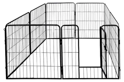 Obrázek produktu pro Psí ohrada skládací - 80 x 80 cm - 8 dílů