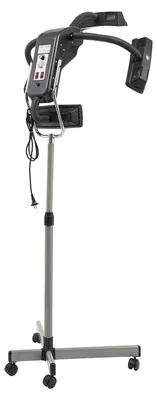 Produktbild von Salon Haartrockner - Standhaube - 650W, Höhenverstellbar 150–170 cm, Timer 0–60 Min, Temperatur 40–70 °C, 4 Rollen, Schwarz