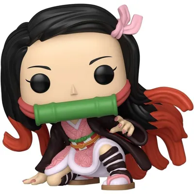 Immagine prodotto di Funko POP! Jumbo, Demon Slayer: Kimetsu no Yaiba, Nezuko Kamado, action figure in vinile, 25 cm