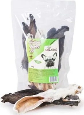 Obrázek produktu pro NATURECA pochoutka Králičí uši se srstí 100g
